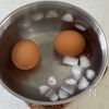 絶品!厚揚げの卵サラダの工程1