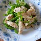 ささみとピーマンの塩炒め【作りおき】 