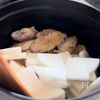 鶏大根のうま塩しょうがスープ【風邪予防にどうぞ】の工程2