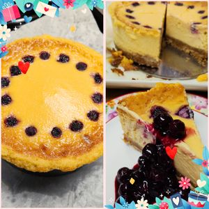 もんぶらん°・*:.。.☆の作ってみた!投稿(《黄金比》とろとろ濃厚贅沢♡【生ベイクドチーズケーキ】)