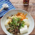 味付け不要！イワシ缶で！白菜と豆腐のやさしい味噌煮
