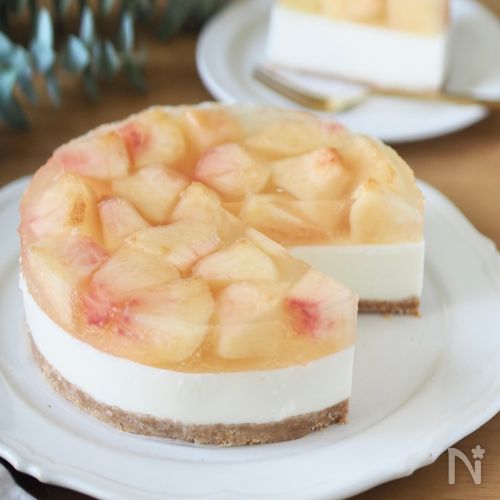 レンジで作る 桃のレアチーズケーキ レシピサイト Nadia ナディア プロの料理家のおいしいレシピ レンジで作る 桃のレアチーズケーキ レシピサイト Nadia ナディア プロの料理家のおいしいレシピ