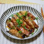 オール1で作る「茄子の豚肉巻き焼き」