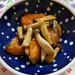 万福の作ってみた!投稿(【鮭ときのこのバタポン照り焼き】味付け簡単！旨みがじゅわ♡)