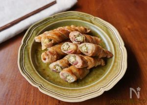 オクラみょうがのさっぱり肉巻き