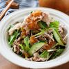 『牛しゃぶと水菜の新玉ドレサラダ』シャキシャキ♪さっぱり☆の工程3