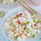 桜塩が決め手🌸『枝豆と桜えびの春色ごはん』