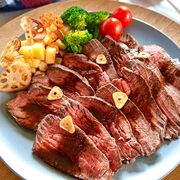 【しっとりやわらかローストビーフ】焼いて湯煎するだけ