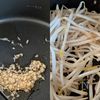 ごま油香る【落とし卵の韓国風わかめスープ】〆スープにの工程2