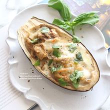 米なすのアンチョビモッツァレラチーズ焼き