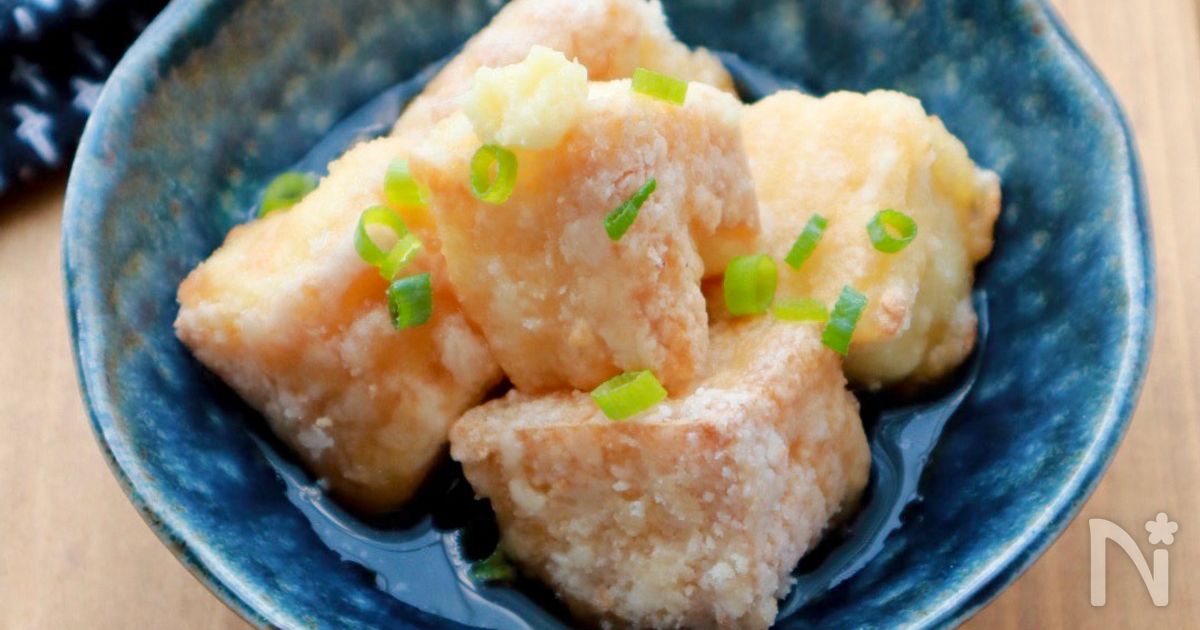 知らなきゃ損！揚げなくてもやみつき◎揚げだし風厚揚げ