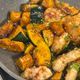 【ホクうまっ！】かぼちゃ鶏肉の甘辛ごま炒め