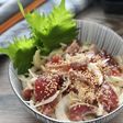 【鰹のたたきにんにく塩だれ】美味しい食べ方発見‼️超オススメ