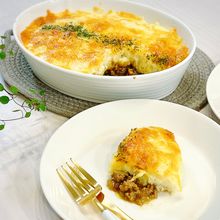 【簡単】めちゃウマ♡キーマカレーのシェパーズパイ