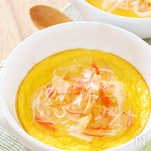 白だしあんが美味♡胃腸にやさしい【卵と豆腐のふわふわ焼き】