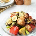 ほったらかしで♪【グリルチキンと夏野菜の塩麹レモンマリネ】
