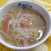 コスモスの作ってみた!投稿(【えのきとかにかまの胡麻味噌スープ】節約食材でパパッと完成♪)