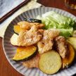 鶏むね肉と秋野菜の竜田揚げ