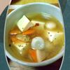 チョロリスの作ってみた!投稿(生姜でぽかぽか♡『崩し豆腐のけんちん汁』)