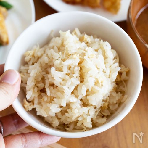 『新生姜のだし炊きご飯』爽やかな生姜の香り♪やさしい味わい♡
