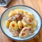 すぐできる♩《鶏肉とじゃがいもの塩ガーリック炒め》