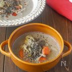 (1歳）親子で美味しい！黒胡麻豆乳担々スープ