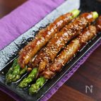 【作り置き】肉巻きアスパラの照り焼き