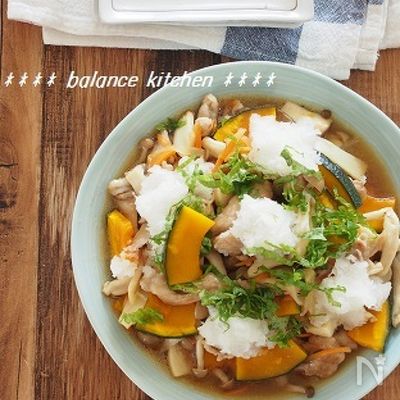 【作り置き】豚肉とたっぷりきのこのみぞれ南蛮