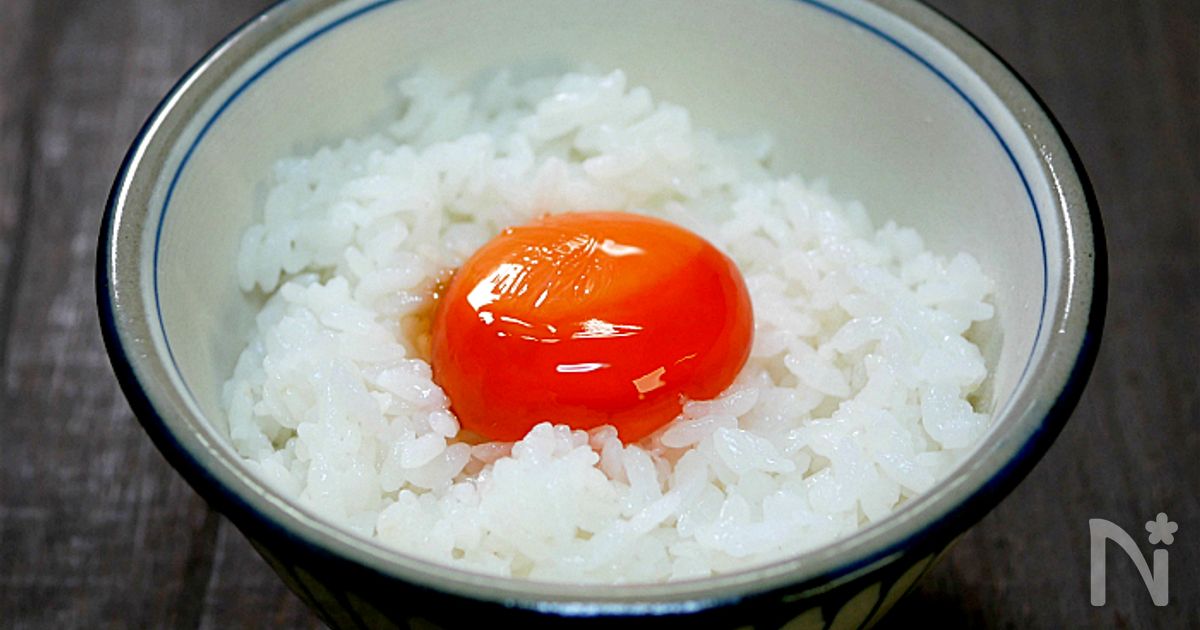 濃厚「卵黄たまごかけご飯」