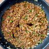 【カレー風味のミートペンネ 半熟卵のせ】フライパン1つで!の工程2