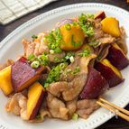 ご飯がすすむ♪【さつまいもと豚バラの甘辛炒め】