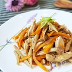 ＃しっとりやわらか。鶏むね肉のきんぴら風炒め