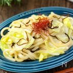 レンジで５分！塩昆布バターうどん