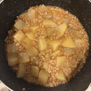 おかか昆布🍙の作ってみた!投稿(【そぼろ大根のとろとろ煮】とろける大根♪そぼろあんたっぷり✩)