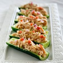 レンジで簡単！【梅肉とささみのきゅうりスティック】