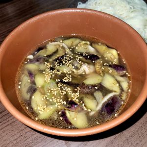 ヴェルの作ってみた!投稿(柚子胡椒が決め手♩【豚肉とナスのピリ旨つけそうめん】)