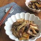 食物繊維たっぷり☆ヘルシー和総菜◎きのこの塩昆布炒め