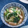 【チンゲンサイと油揚げの中華風煮びたし】中華献立に♪