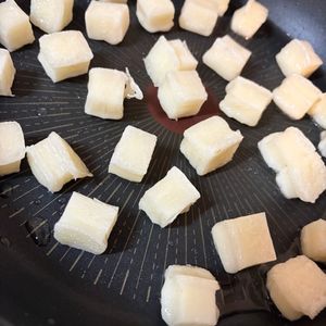 さめおかの作ってみた!投稿(ワンパン5分！【のり塩揚げ餅】やみつきカリもち食感♩)