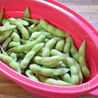 枝豆の塩茹でをシリコンスチーマーで簡単レンチン！