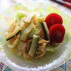 ズッキーニと春雨の中華風サラダ