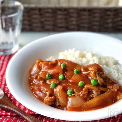 豚肉で♡デミグラスソース不要小麦粉不要*絶品豚ハヤシライス*