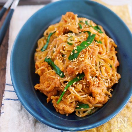 重ねて蒸すだけ 糸こんにゃくときのこのヘルシープルコギ By ｙｕｕ レシピサイト Nadia ナディア プロの料理家のおいしいレシピ