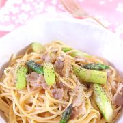 バター醤油が美味♪アスパラガスの和風パスタ