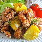 冷めても美味しい♪むね肉de『チキンとポテトのネギ塩レモン』