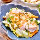 フライパンで簡単お魚おかず♪『鮭のちゃんちゃん焼き』