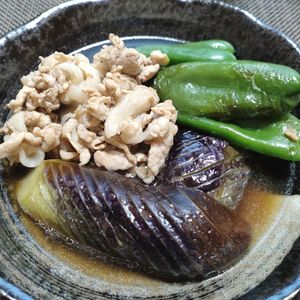 こばぴいの作ってみた!投稿(ナスとピーマンのだし浸し【旨みジュワッと！味付け簡単】)
