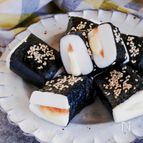 調味料不要・子供ウケも抜群♪明太チーズのはんぺんのり巻き