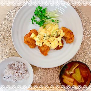にゃ〜むずの作ってみた!投稿(【揚げずにチキン南蛮】愛されおかず♡)