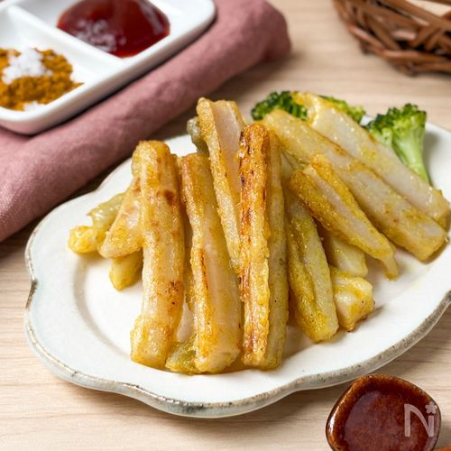 子どもがやみつき！《れんこんカレースティック》